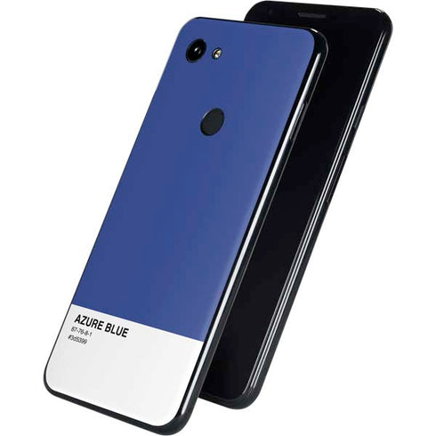 Azure Blue Google Pixel 3a Skin